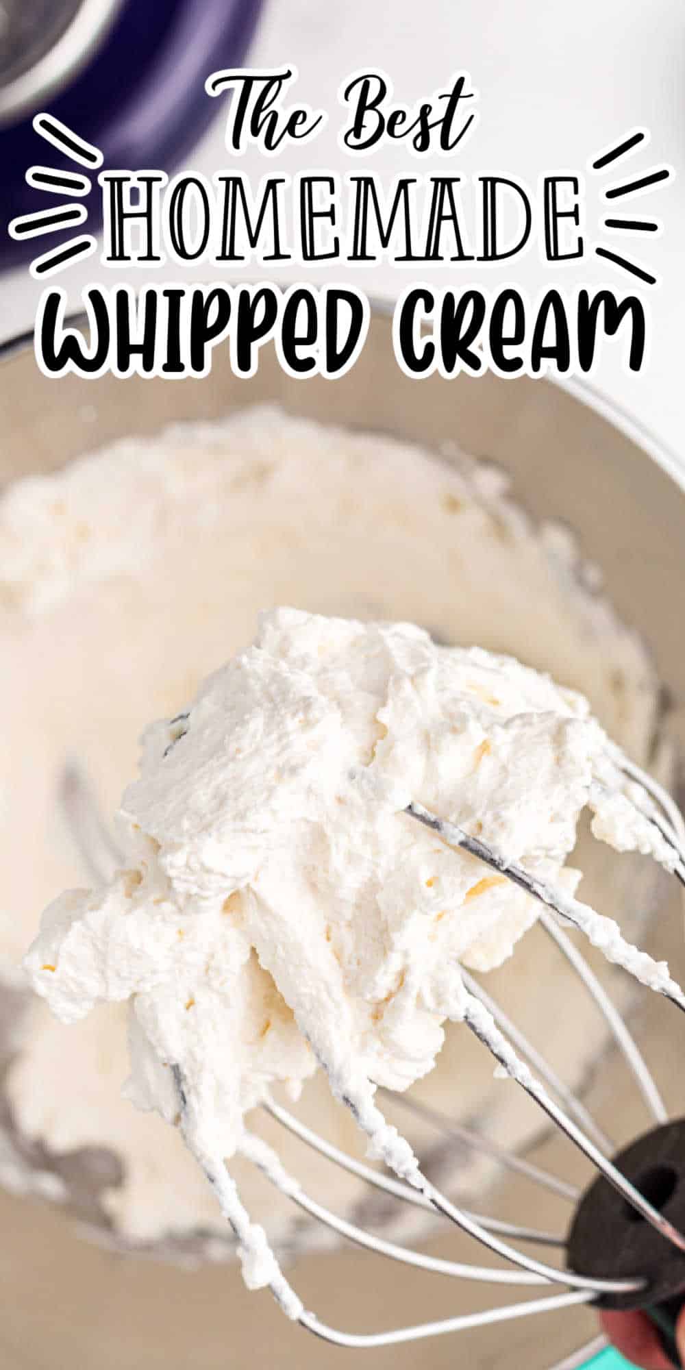 Homemade Whipped Cream • MidgetMomma