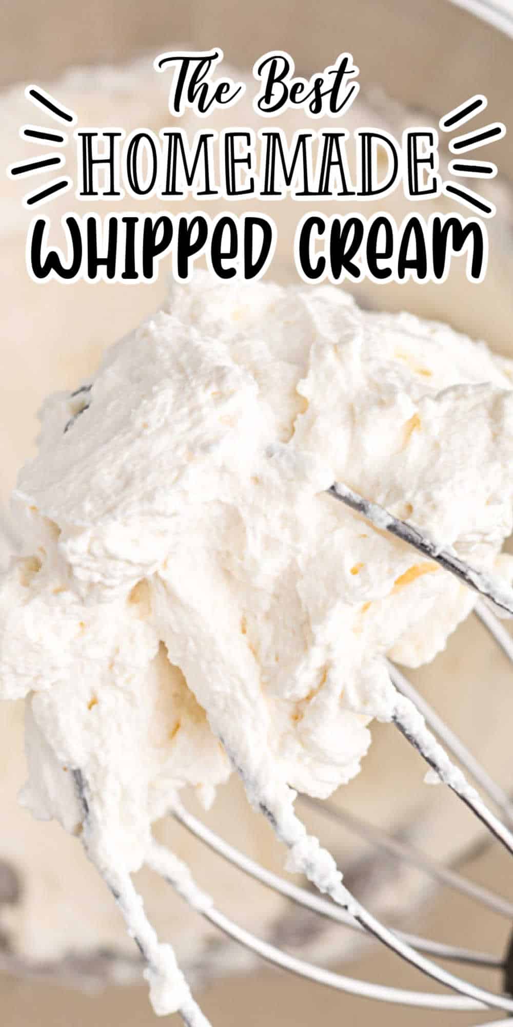 Homemade Whipped Cream • Midgetmomma