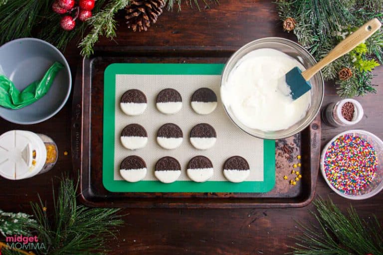 Christmas Tree Oreo Cookies • Midgetmomma