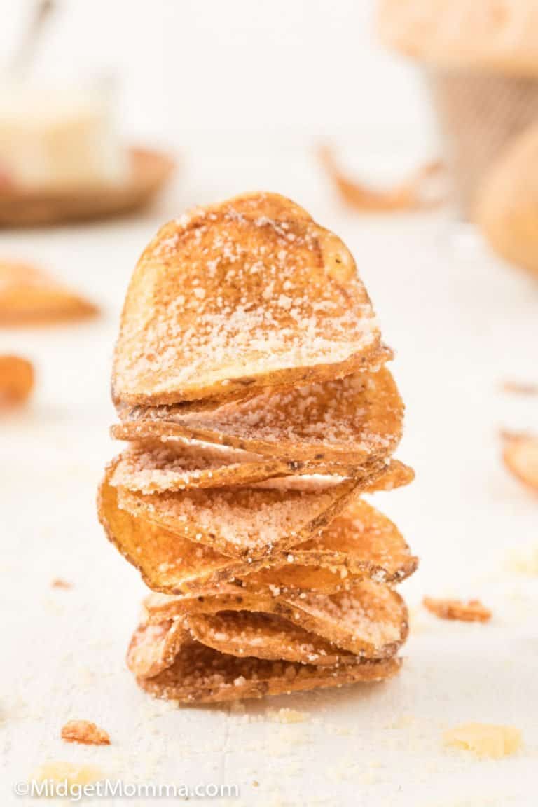 Garlic Parmesan Potato Chips • MidgetMomma