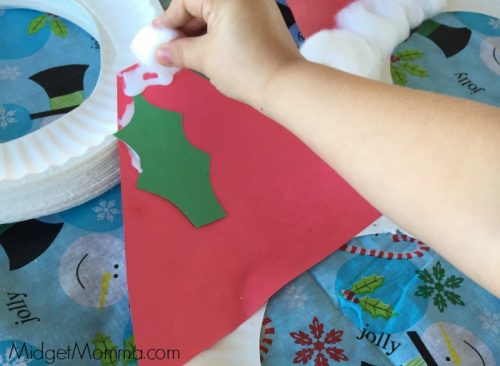 Santa Paper Plates Mask • MidgetMomma