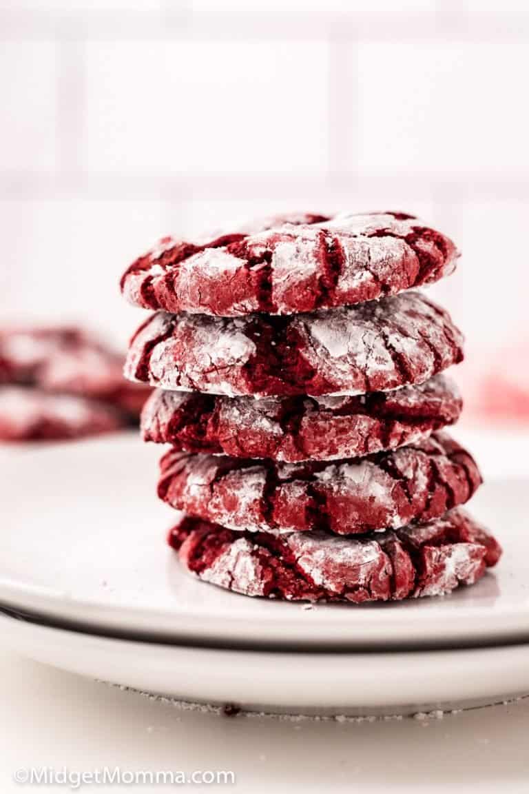 Red Velvet Cake Mix Cookies (Cake Mix Cookies) • MidgetMomma