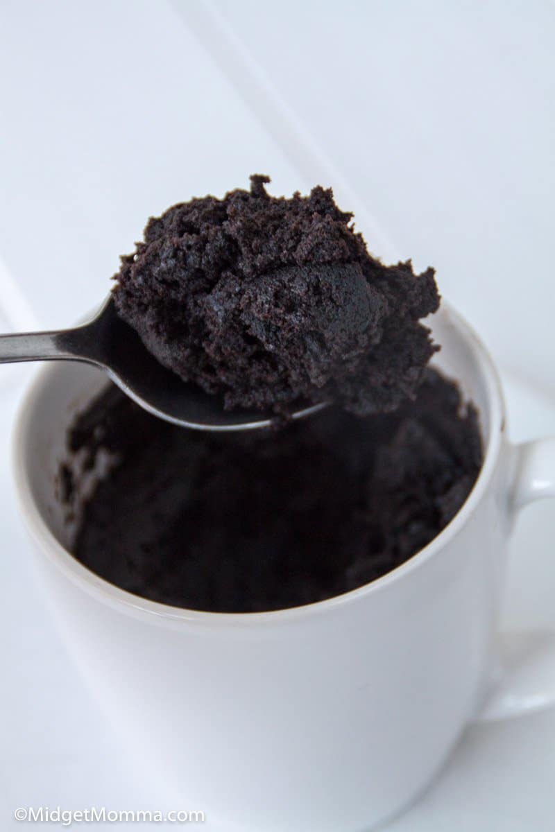 Chocolate Microwave Mug Brownie Recipe • MidgetMomma