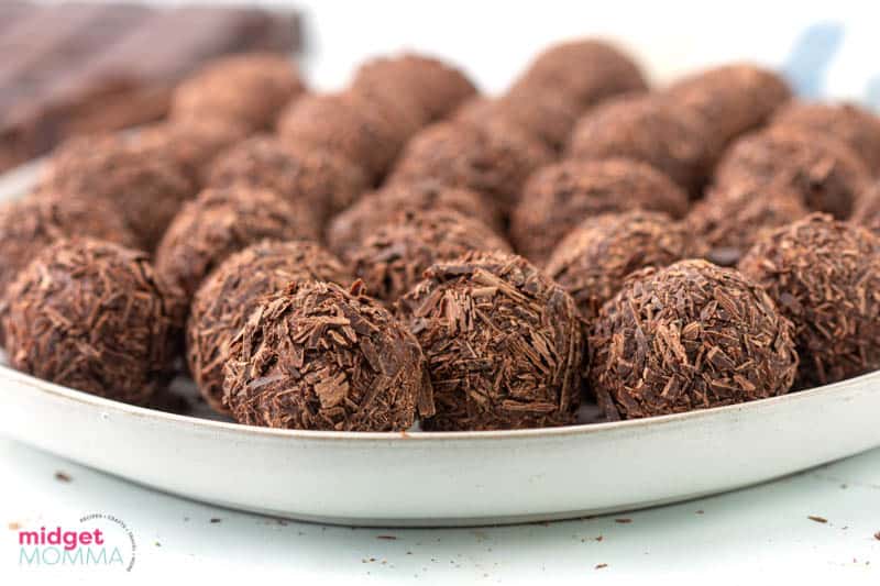 Homemade Milk Chocolate Truffles Recipe • MidgetMomma