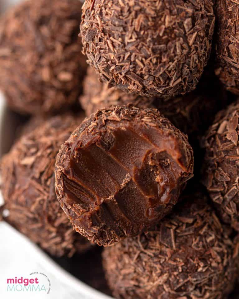 Homemade Milk Chocolate Truffles Recipe \u2022 MidgetMomma