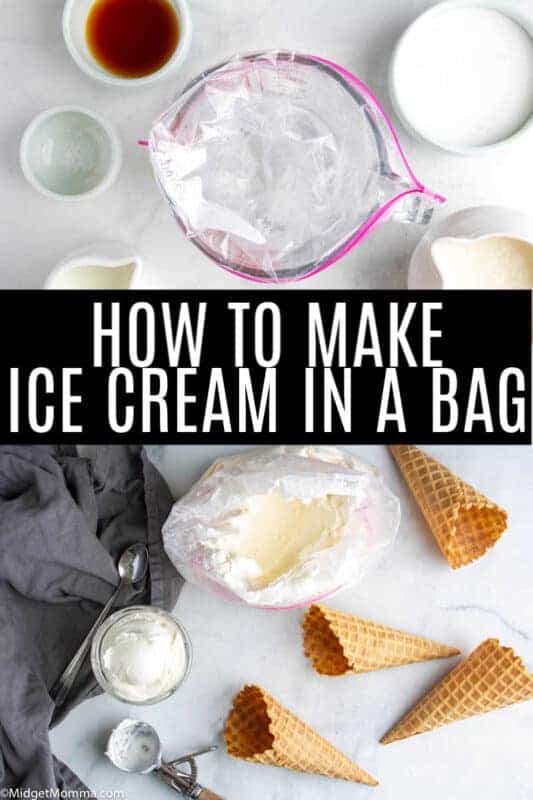 Ice Cream in a Bag How to Make Homemade Ice Cream • MidgetMomma