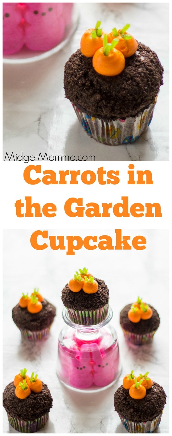 Garden Carrot Cupcake • MidgetMomma