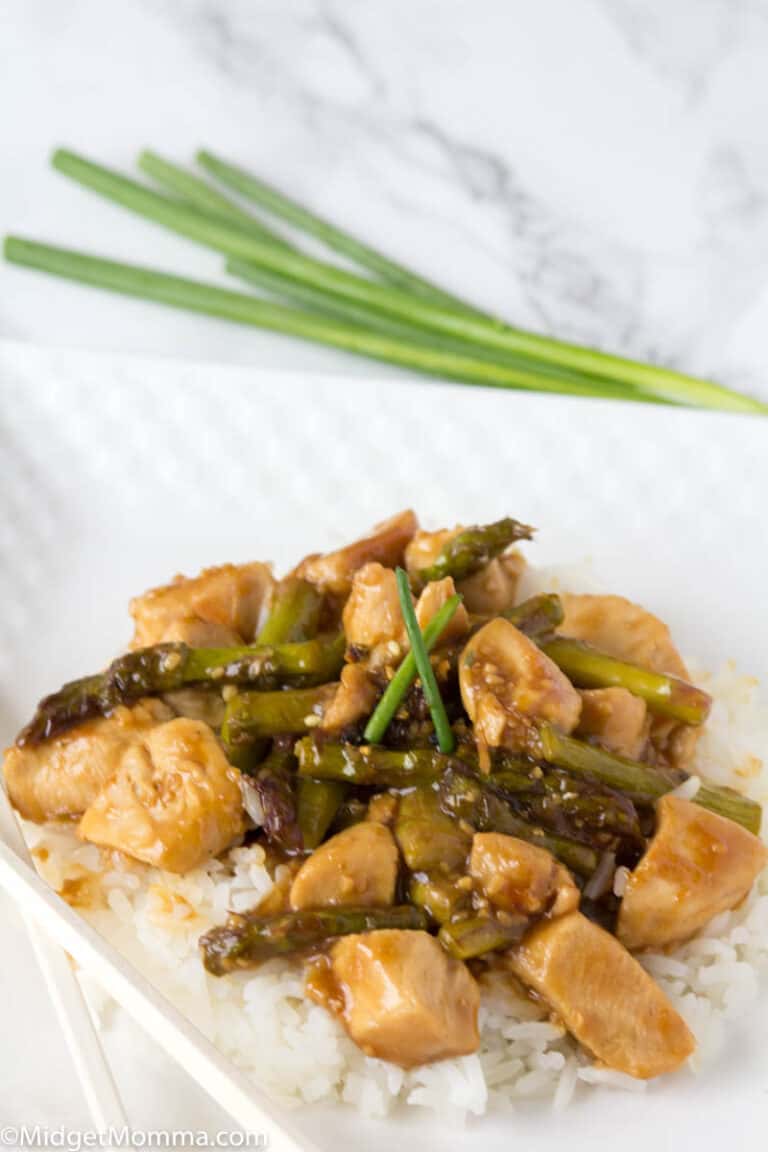 Chicken Asparagus Stir Fry Recipe • MidgetMomma