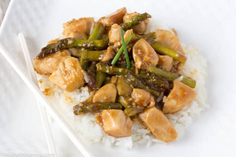 Chicken Asparagus Stir Fry Recipe • MidgetMomma