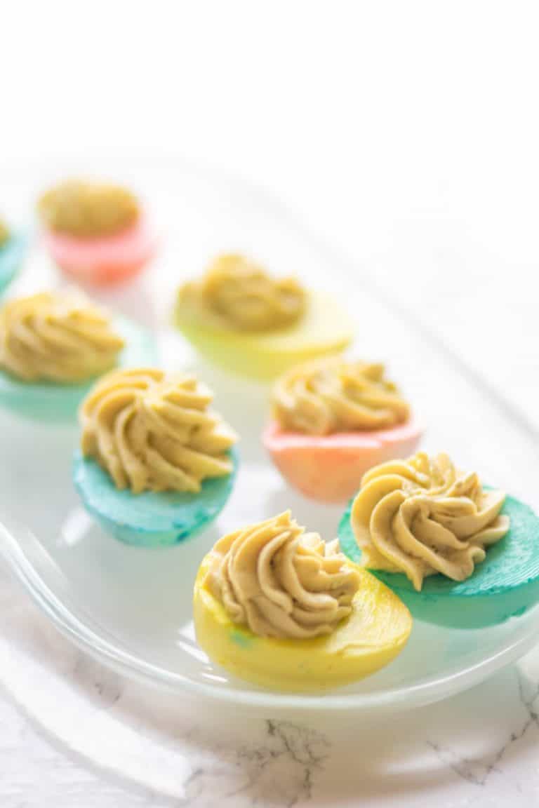 Pastel Deviled Eggs Recipe (Perfect for Easter!)