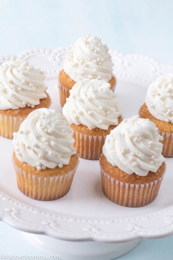 The Best Vanilla Cupcake Recipe • MidgetMomma