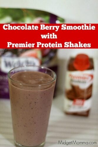 Chocolate Berry Smoothie with Chocolate Premier Protein Shakes at ...