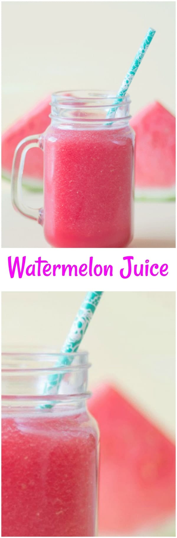 Watermelon Juice Recipe • MidgetMomma