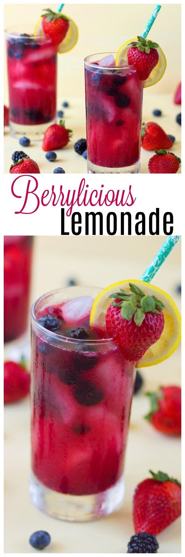 Refreshing Berrylicious Lemonade • MidgetMomma