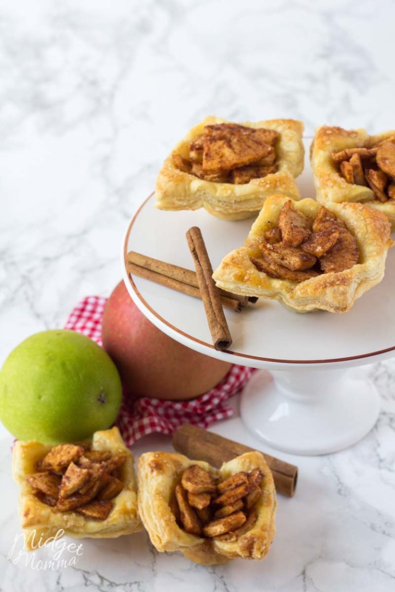 Apple Pie Puff Pastry Cups Easy Fall Dessert