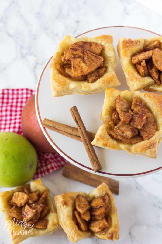 Apple Pie Puff Pastry Cups Easy Fall Dessert