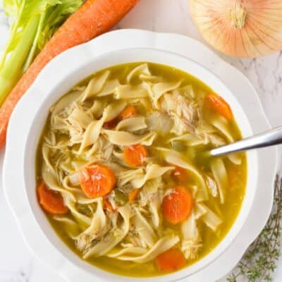 chicken soup noodle homemade recipe