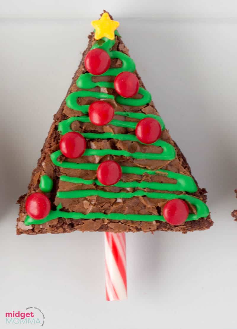 Easy Christmas Tree Brownies (Made with Homemade Brownies)