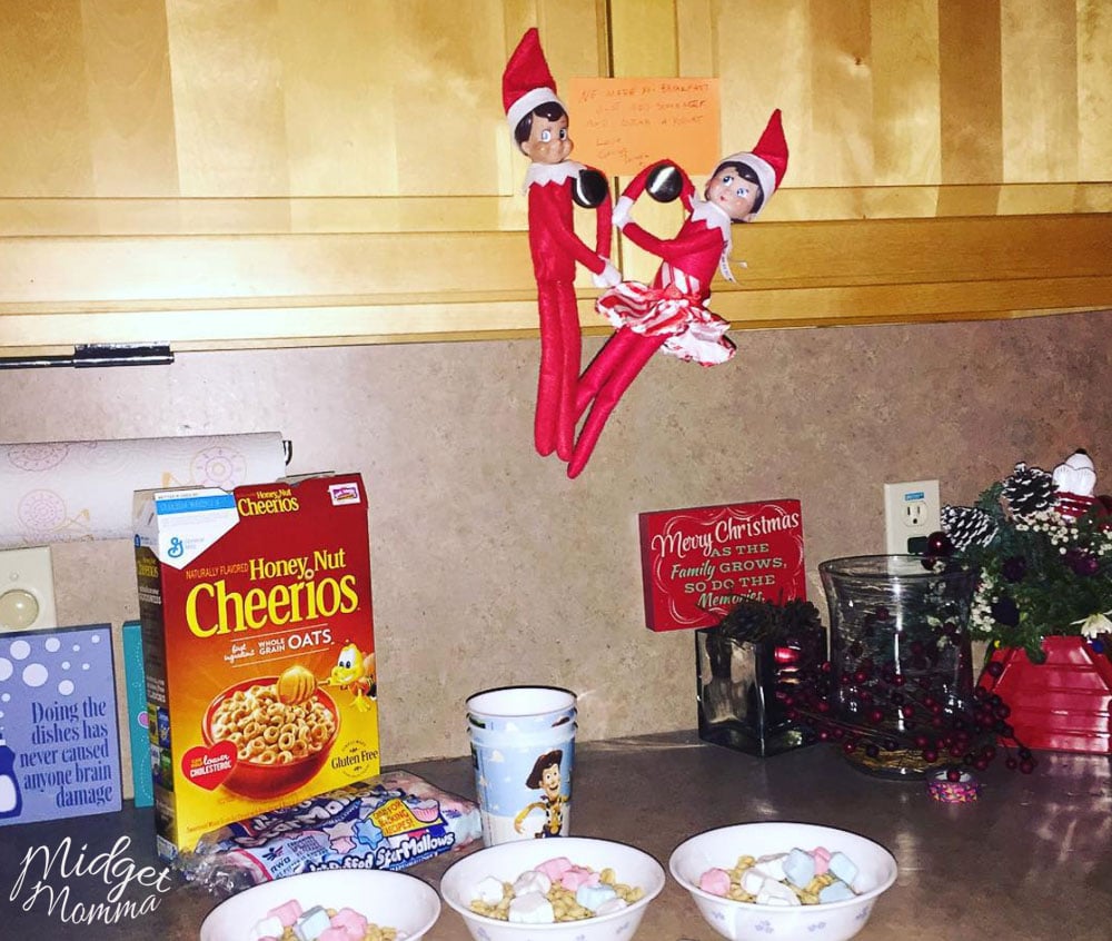 Easy & Fun Elf on the Shelf Kitchen Ideas Kids will love