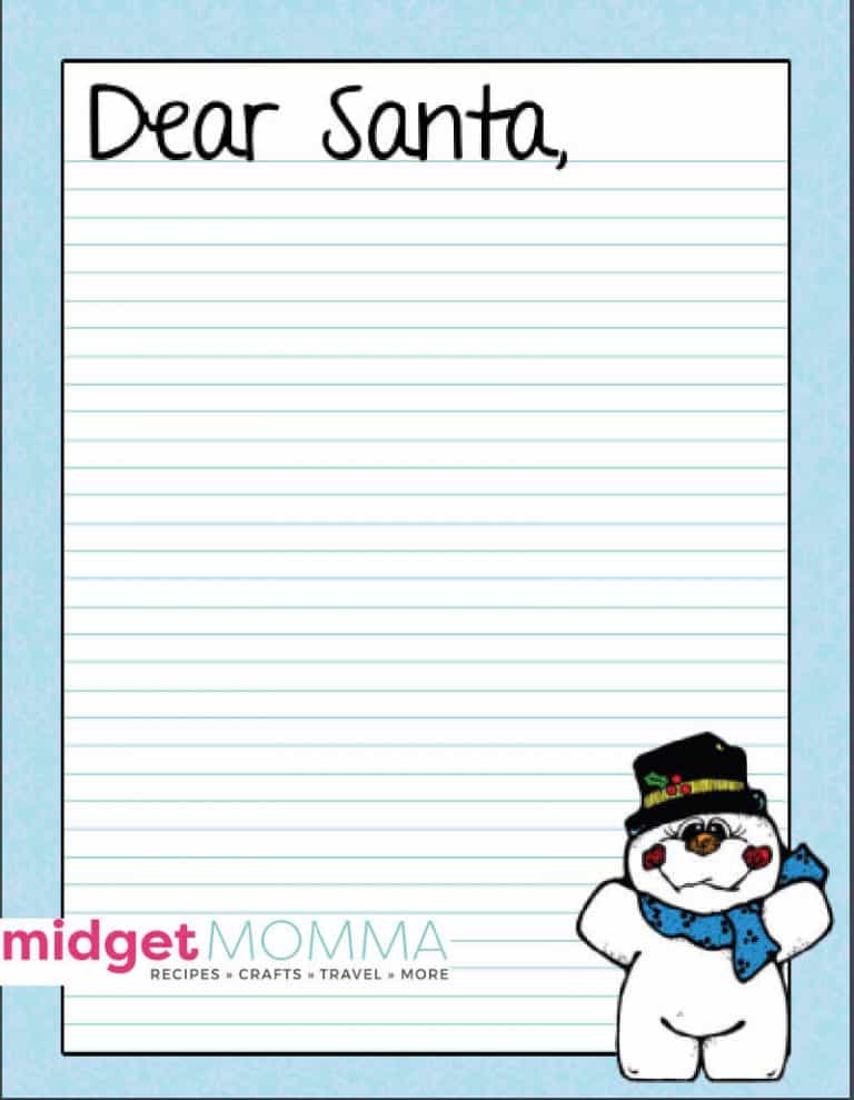 FREE Santa Letter Printables - 5 Designs to pick from! • MidgetMomma