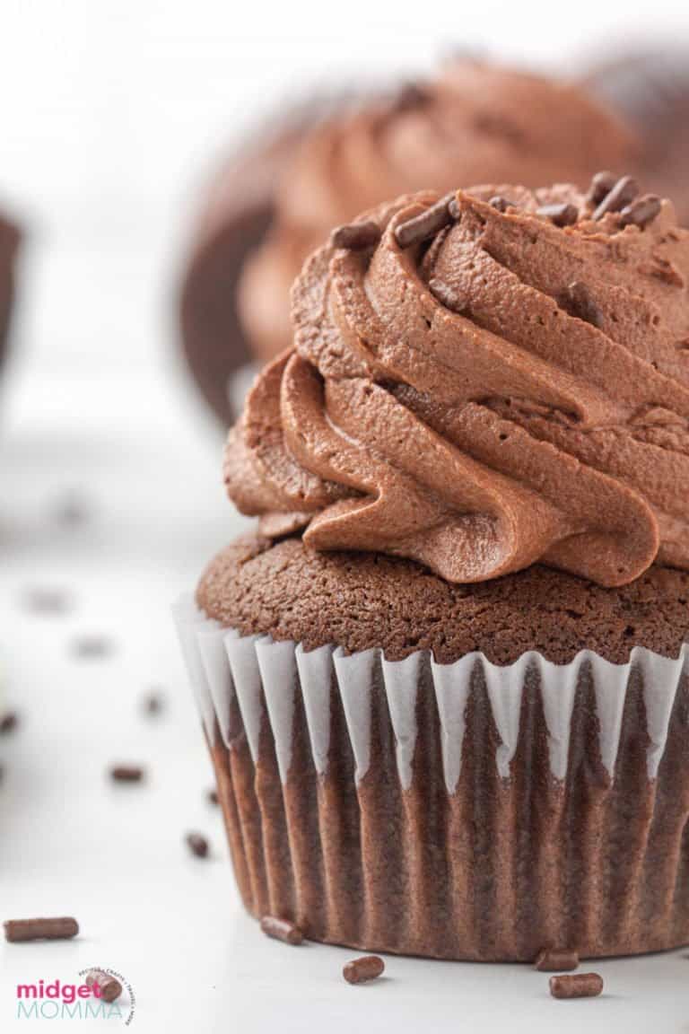 The Best Homemade Chocolate Cupcakes Recipe • MidgetMomma