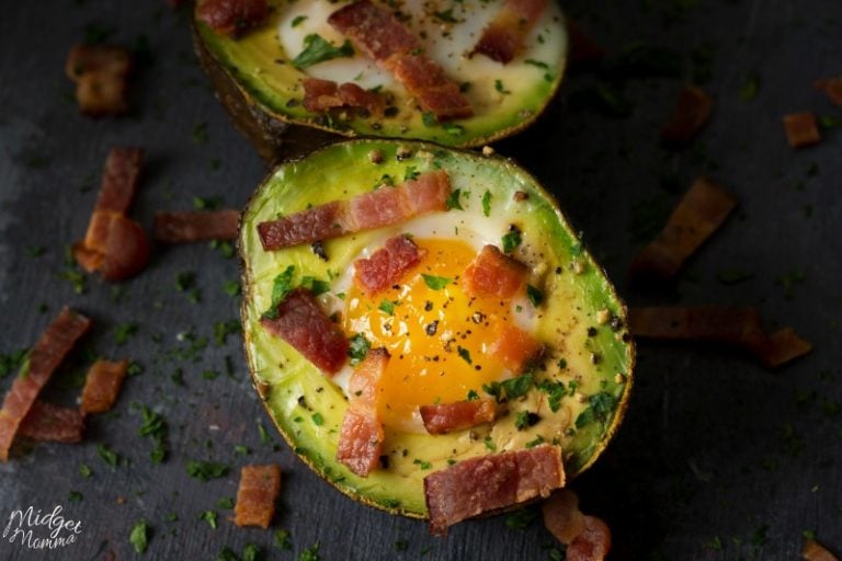 Baked Avocado and Egg Nest Recipe • MidgetMomma