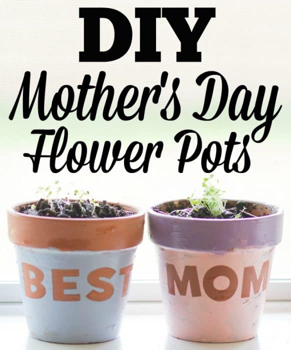 BEST MOM DIY Flower Pots for Mother's Day • MidgetMomma