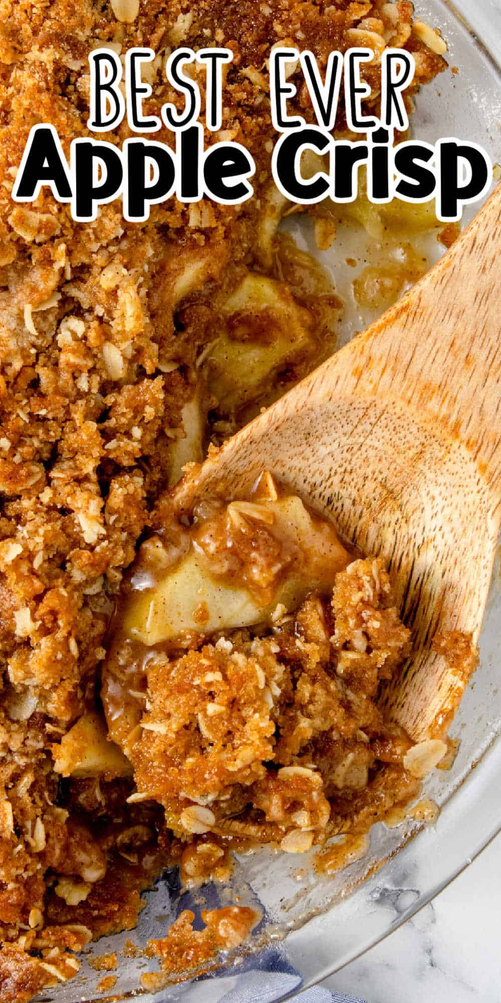 Easy Old Fashioned Apple Crisp recipe with Oat Topping