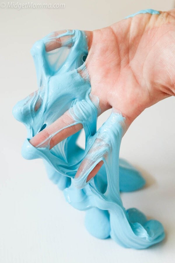 Easy Stretchy Slime With No Borax Or Liquid Starch Midgetmomma