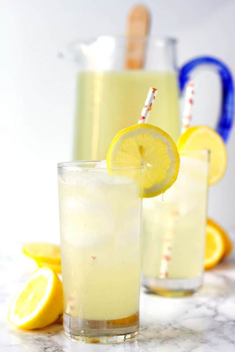 The Best Homemade Lemonade Recipe (with Fresh Squeezed Lemons)