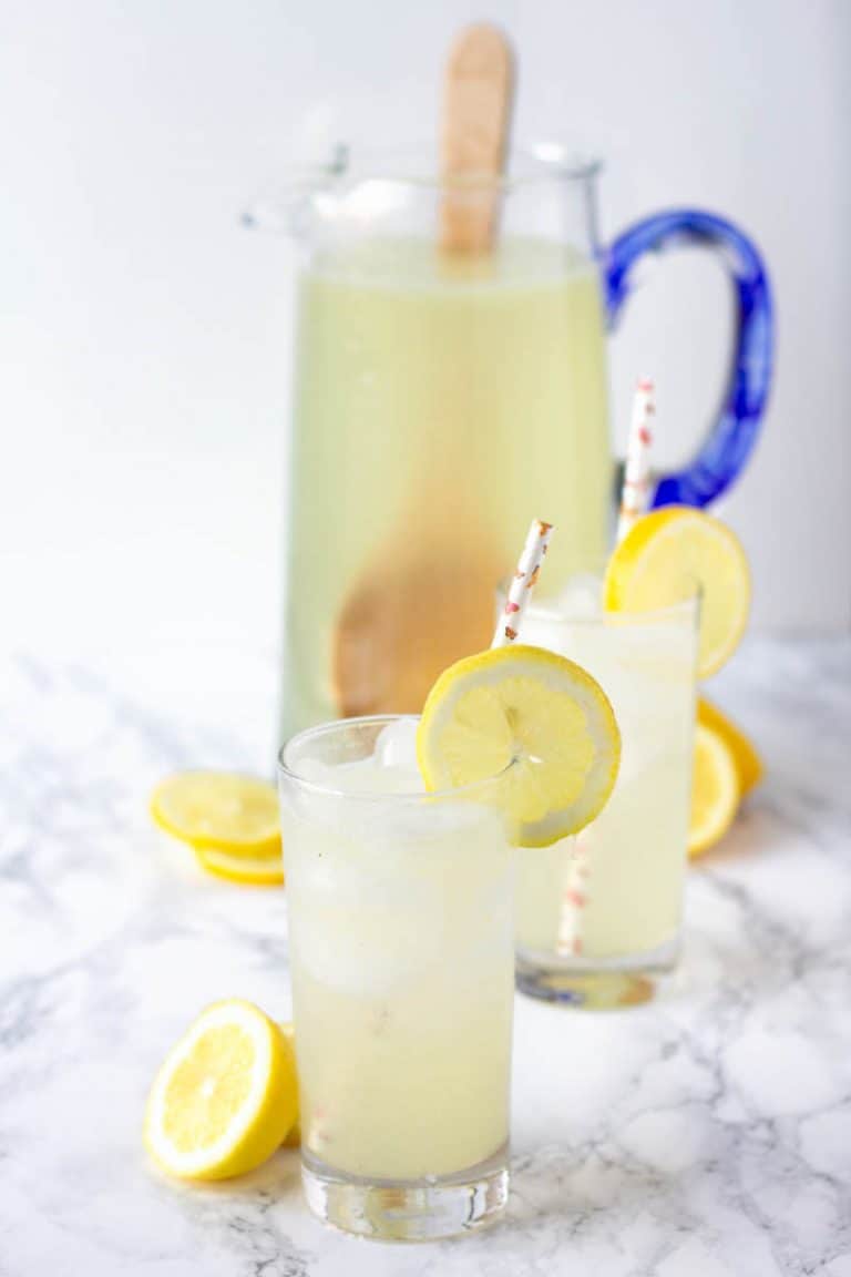 The Best Homemade Lemonade Recipe (with Fresh Squeezed Lemons)