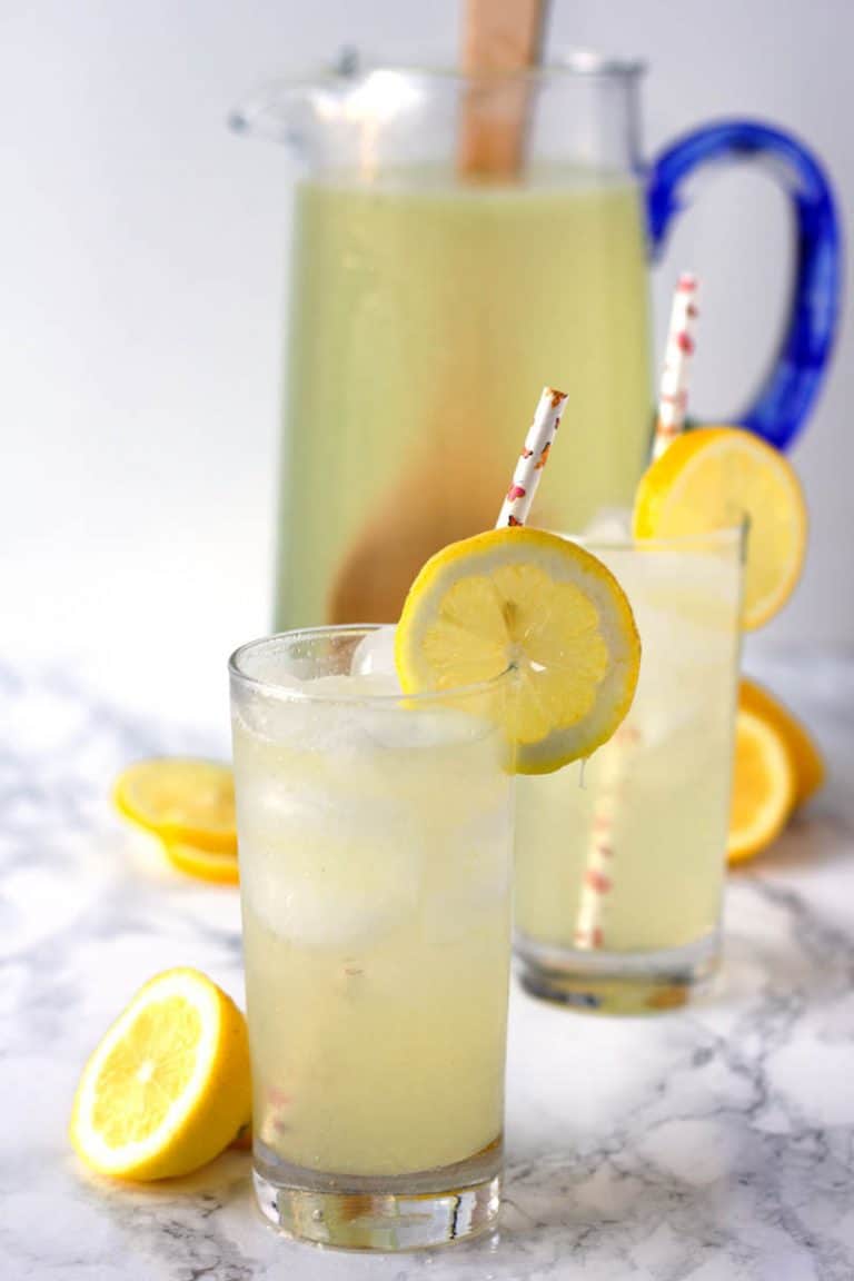 The Best Homemade Lemonade Recipe (with Fresh Squeezed Lemons)