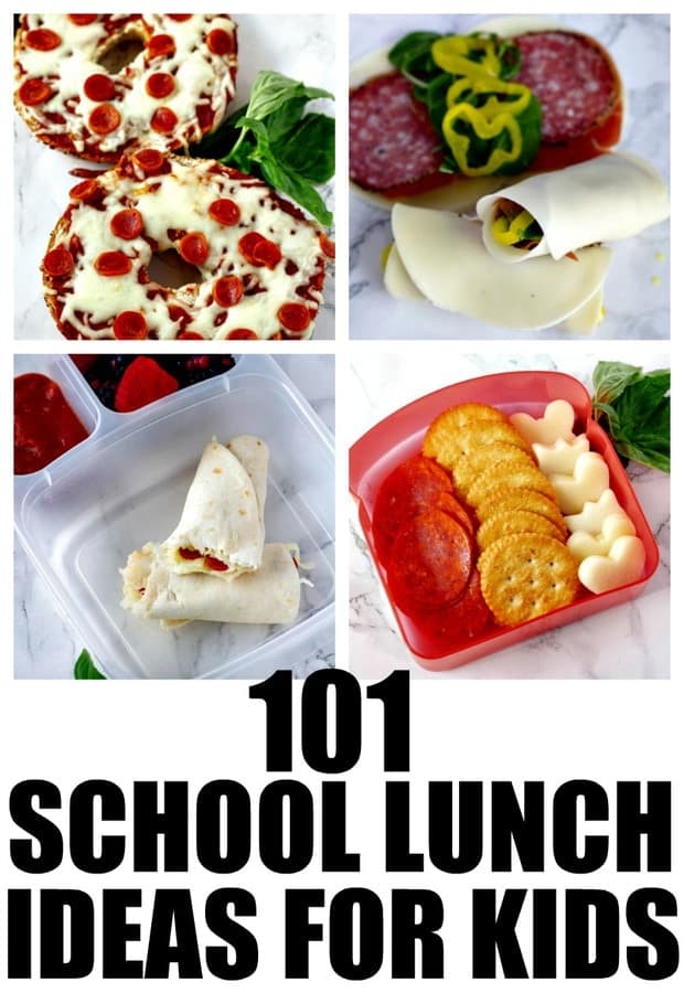 101 School Lunches Ideas For Kids (That they will actually eat!)