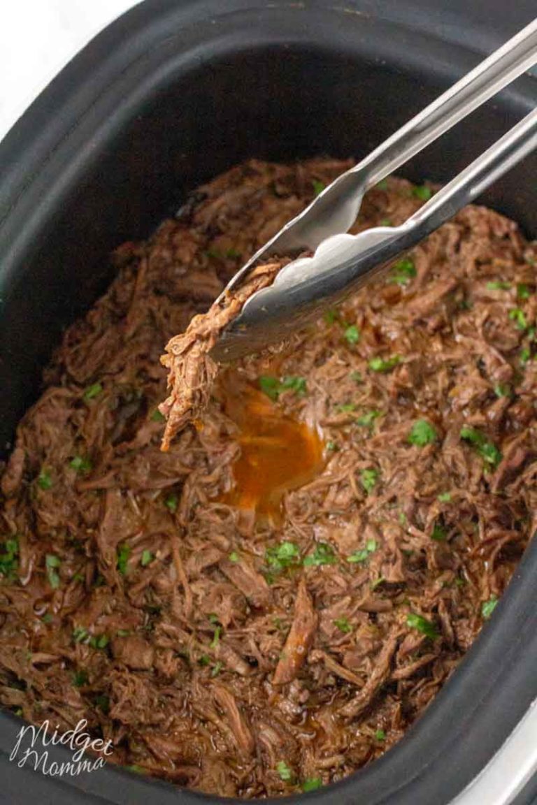 Crockpot Barbacoa (JUST Like Chipotle) • MidgetMomma