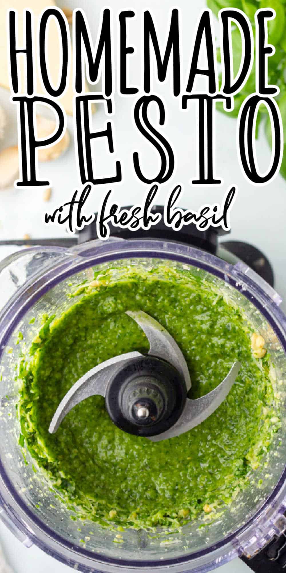 How To Make Pesto With Fresh Basil And Step By Step Directions   Homemade Pesto 10 