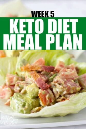 Keto Diet Meal Plan Week 5 \u2022 MidgetMomma