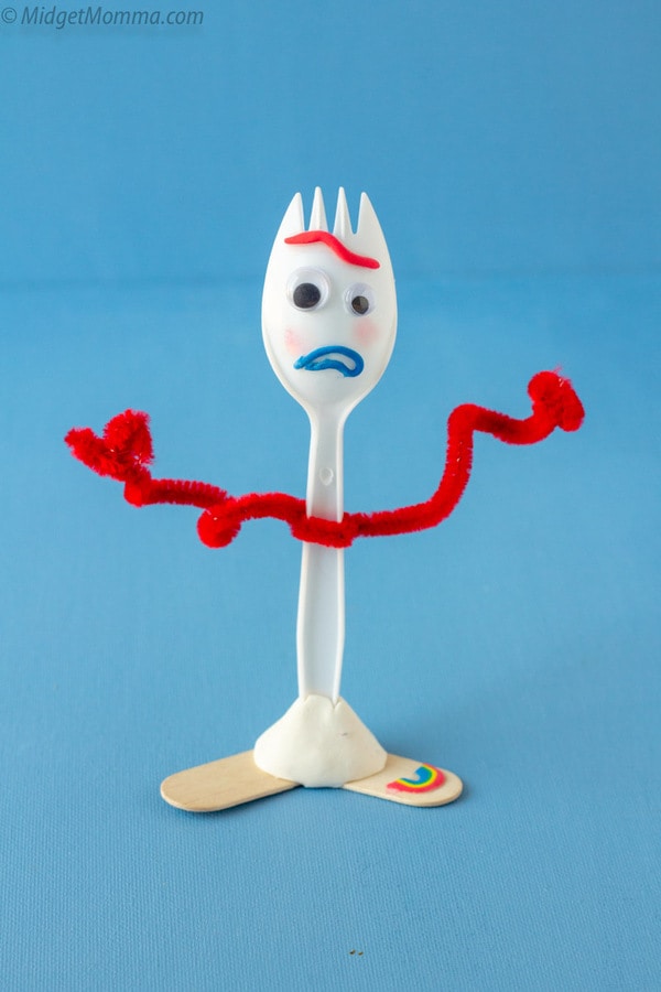 Make a Forky Craft from Disney Pixar's Toy Story 4