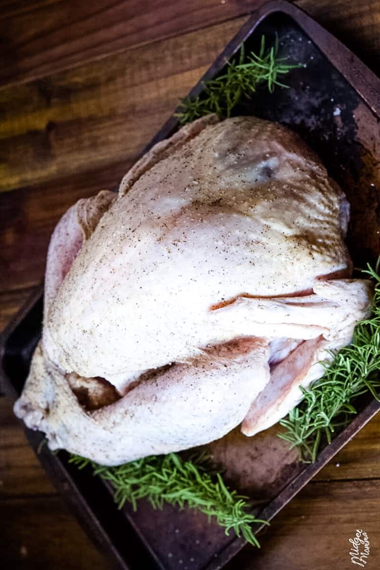 Brown Sugar And Salt Dry Brine Turkey Recipe • MidgetMomma