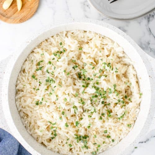 Easy Garlic Butter Rice • Midgetmomma 4775