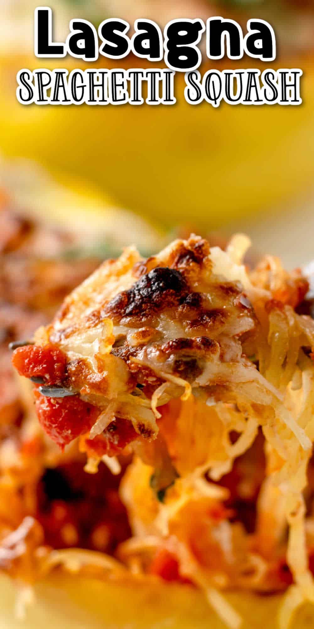 Baked Spaghetti Squash Lasagna with Meat • MidgetMomma