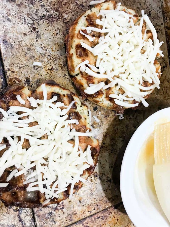 Easy Easy Keto Chaffle Garlic Bread Recipe • MidgetMomma