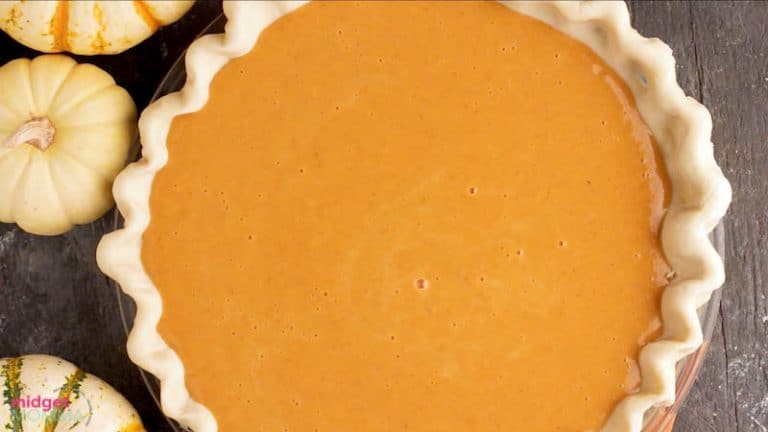 pumpkin pie from fresh pumpkin