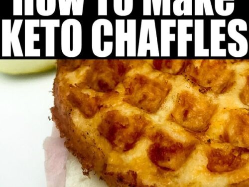 Basic Keto Chaffle Recipe - Say What? What is a Chaffle? •