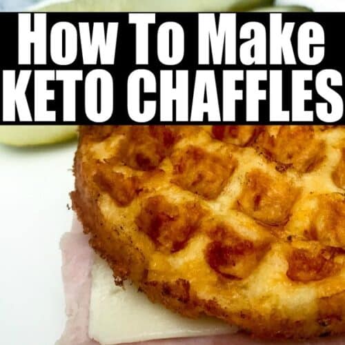 Easy Sourdough Keto Chaffle Recipe - Keto Cooking Wins