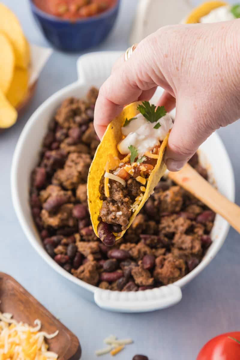 How to Make Crockpot Taco Meat Recipe • MidgetMomma