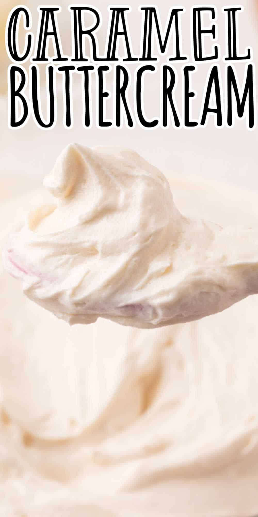 Bakery Style Caramel Buttercream Frosting • MidgetMomma