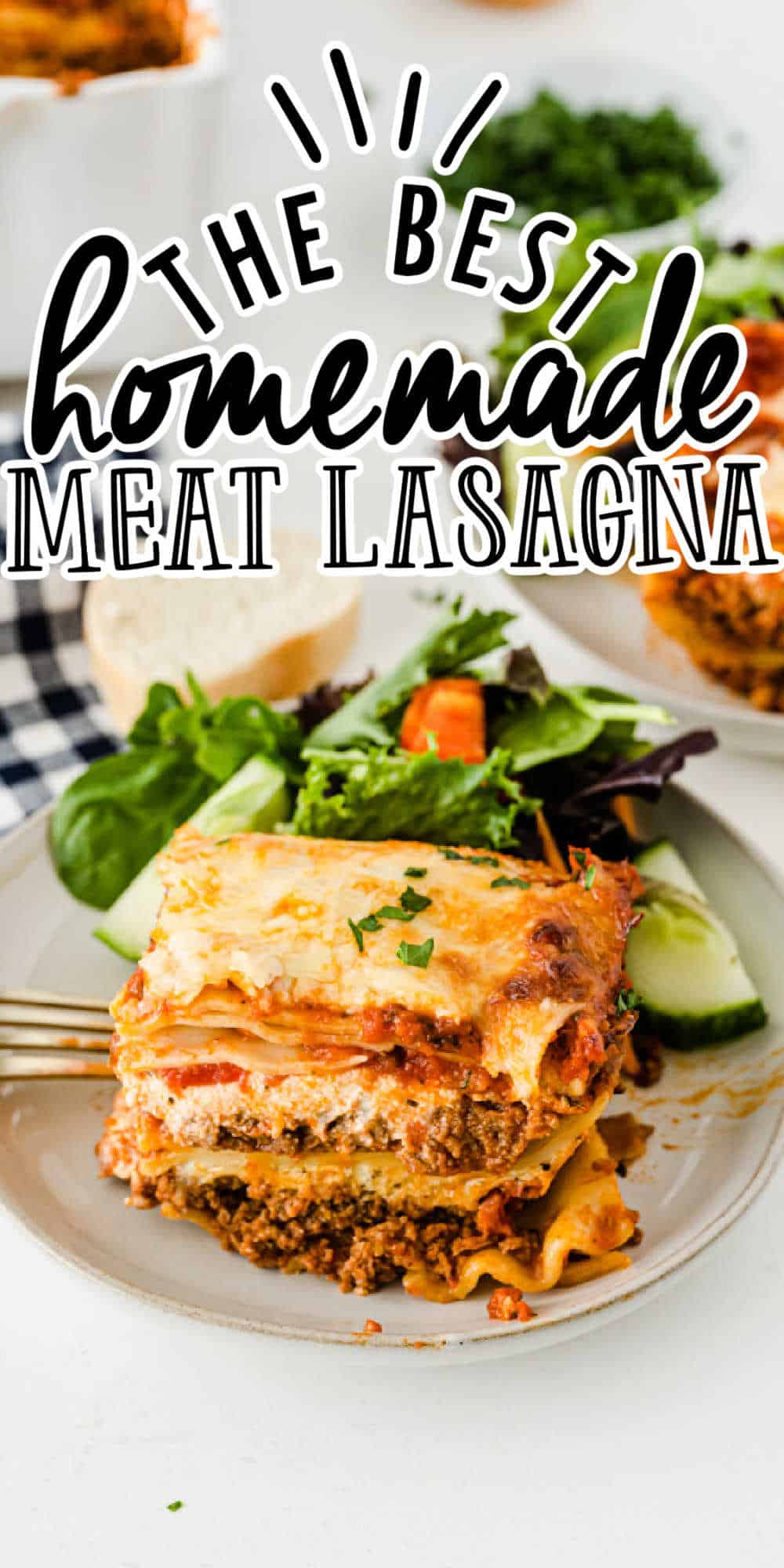 The BEST Homemade Lasagna Recipe • MidgetMomma