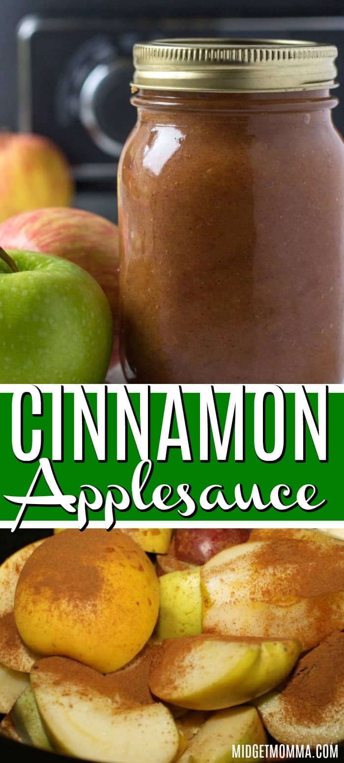 The BEST Crockpot Applesauce Recipe • MidgetMomma