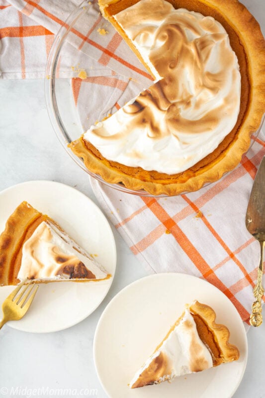 Sweet Potato Pie with Marshmallow Meringue • MidgetMomma