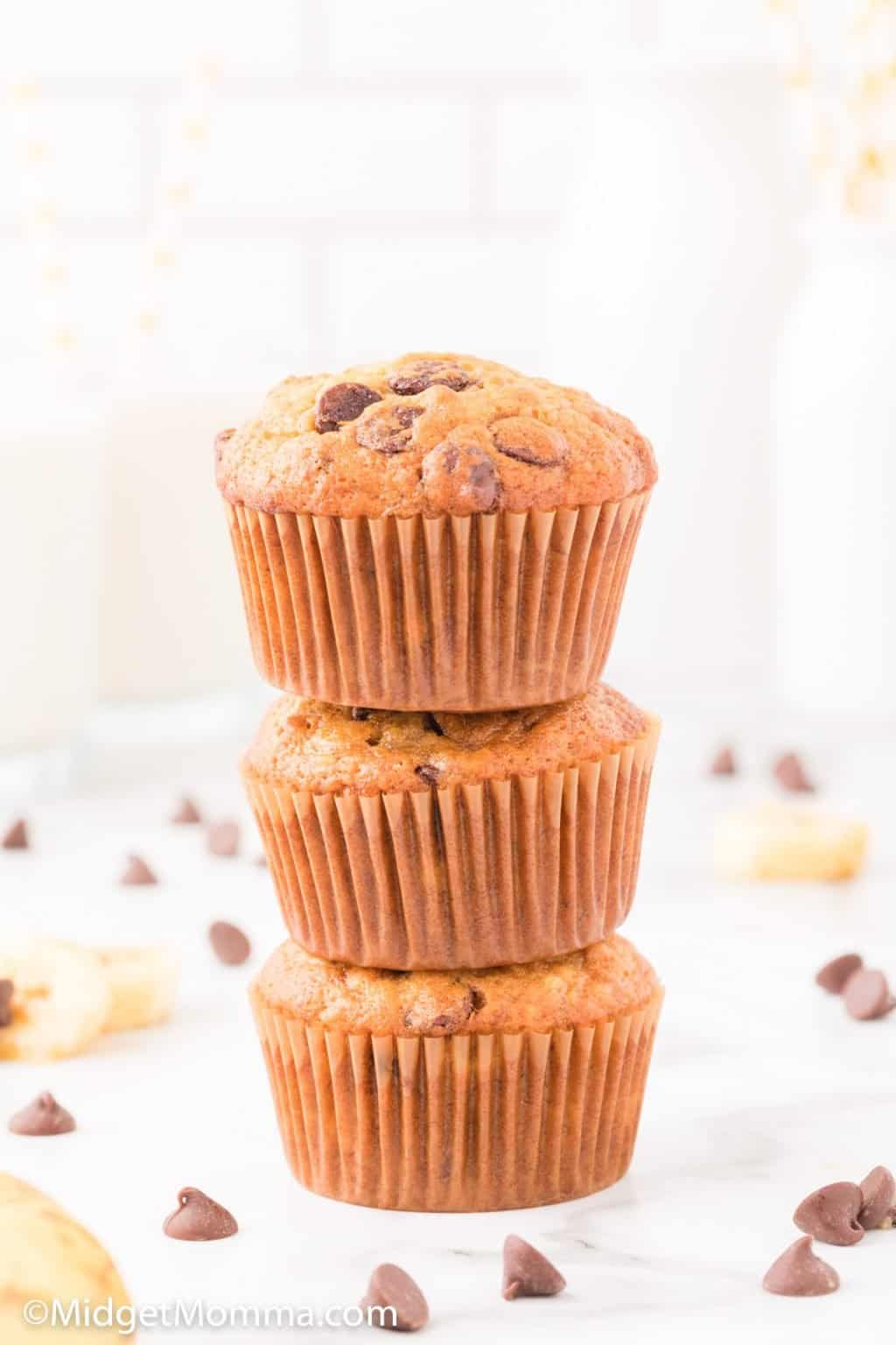 Moist And Delicious Banana Chocolate Chip Muffins 9465